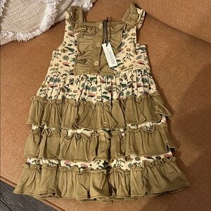 Kate Quinn Into the Woods- Bees Flower Ruffle Dress